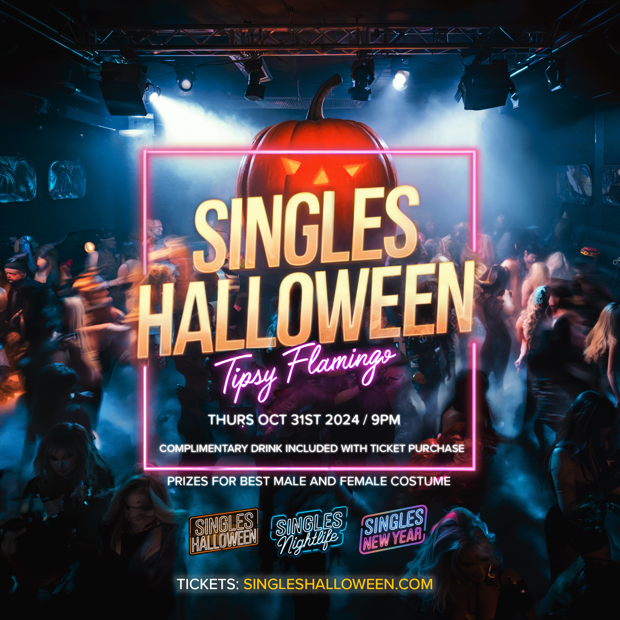 Singles Halloween 2024 Flyer